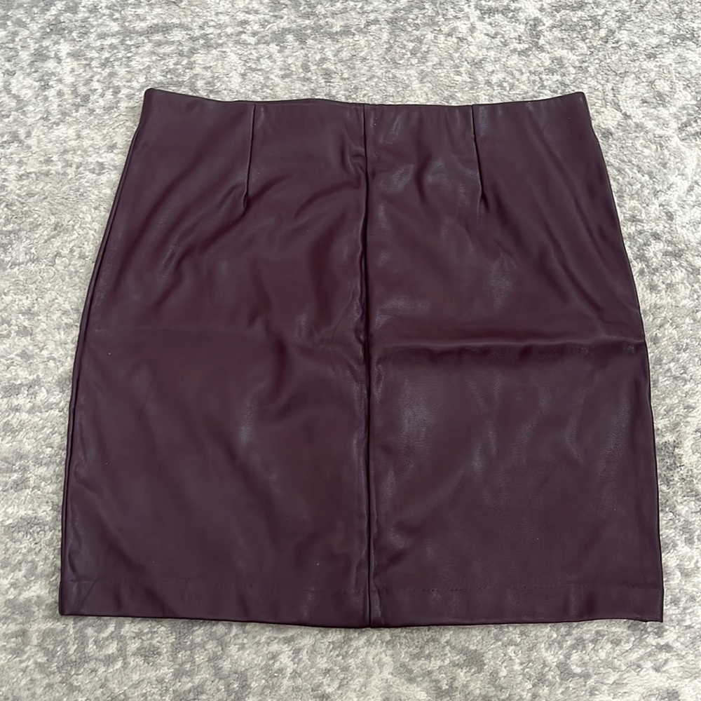 Dynamite Faux Leather Skirt